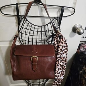 Bettina Vintage Brown Leather Handbag (Made In Italy)